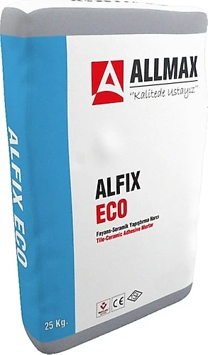 Allmax Alfix X3 Fayans Seramik Yapıştırma Harcı Gri 25 Kg. ürün görseli 1
