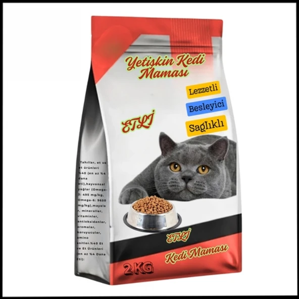 Uyguna-Yakala Etli 2 Kg Yetişkin Kedi Maması-MA.069 ürün görseli 1