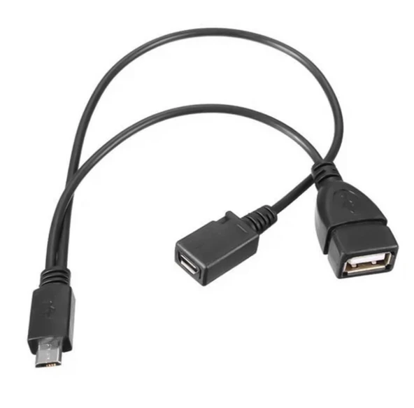 Powermaster PM-17971 USB Dişi , Micro USB Erkek Dişi OTG 20 cm Kablo ürün görseli 1