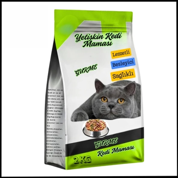Uyguna-Yakala 2 Kg -Yetişkin Kedi Maması-Gurme -MA.066 ürün görseli 1