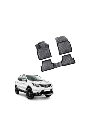 Nissan Qashqai 2014-2020 Uyumlu 3D Havuzlu Papsas ürün görseli 1