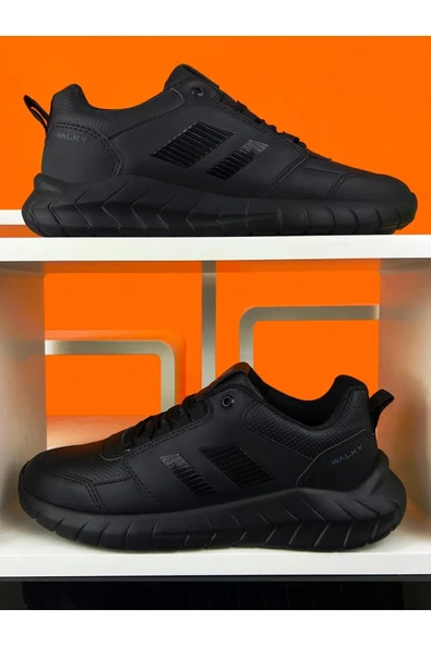 Walky - Jaws Siyah Ultra Hafif Rahat Esnek Erkek Günlük Spor Sneaker Ayakkabı ürün görseli 1