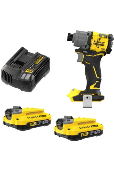 Stanlay Sfmcf830b Kömürsüz Darbeli Tornavida V20 Lı-Ion + 2 Adet 2ah Akü ürün görseli 1