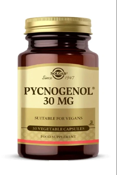 Solgar Pycnogenol 30 Mg 30 Kapsül ürün görseli 1