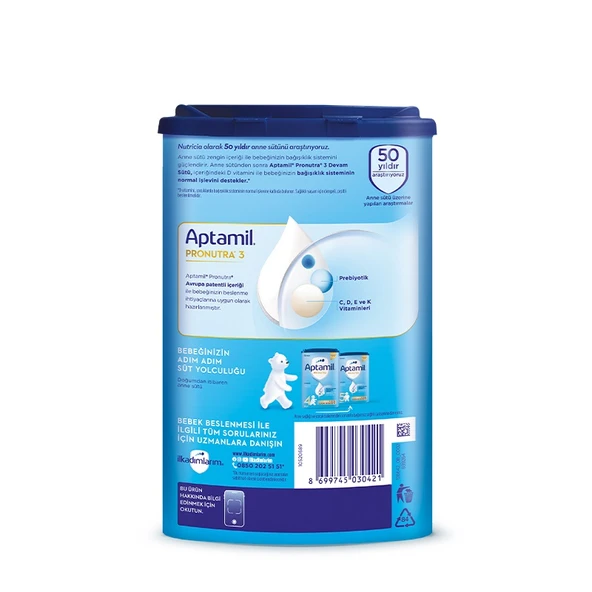 Devam Sütü Maması No3 9-12 Ay 800 Gr - Resim 2
