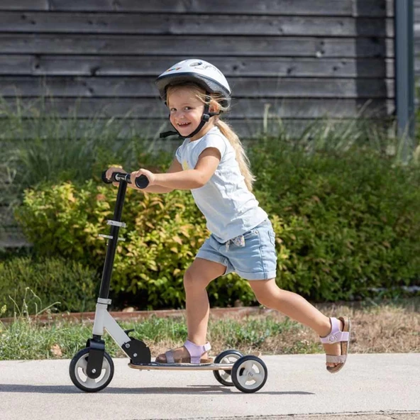 Ahşap 3W Katlanabilir Scooter 7600750908 - Resim 3