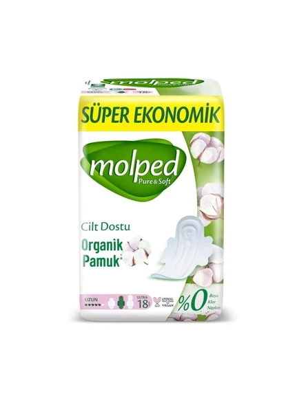 Pure&Soft Ped Uzun Süper Eko 18 Adet ürün görseli 1