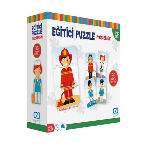 Games Eğitici Puzzle Meslekler 36 Parça 5030 ürün görseli 1