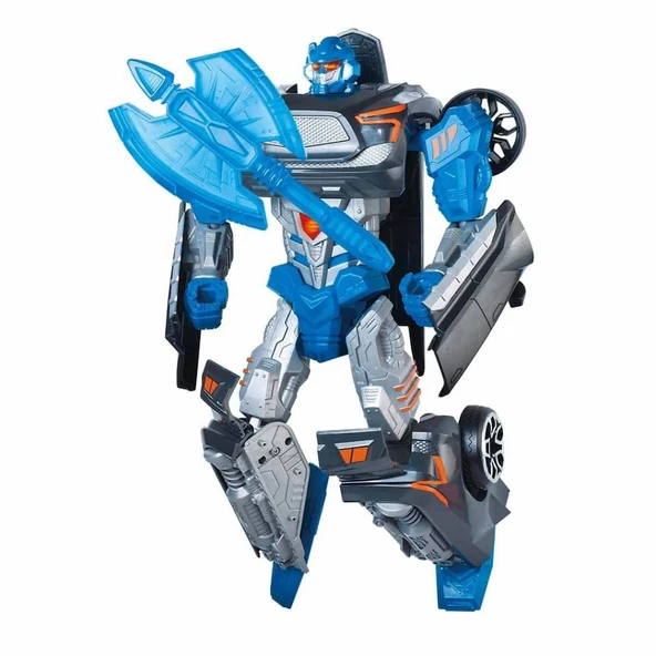 2in1 Sesli ve Işıklı  Dönüşebilen Robot 37 cm - Resim 2