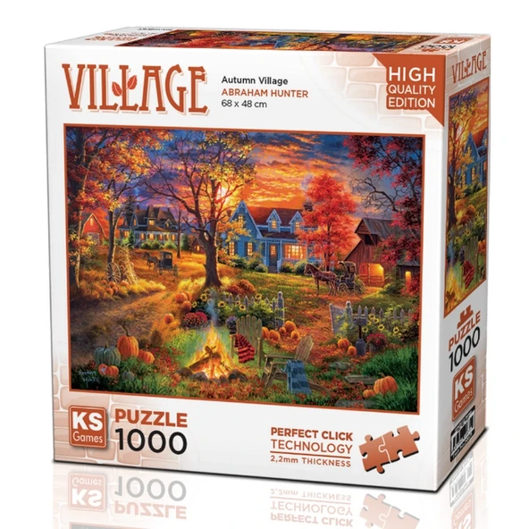 NessiWorld Autumn Village Puzzle 1000 Parça 20671 ürün görseli 1