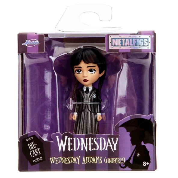 Wednesday Metalfigs Die Cast Figür - Resim 5