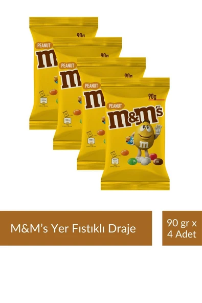 Yer Fıstıklı Draje 90 gr x 4 Adet ürün görseli 1