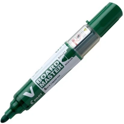 Pilot Beyaz Tahta Kalemi Master V-Board  Yeşil WBMA-VBM-M-L-BG ürün görseli 1