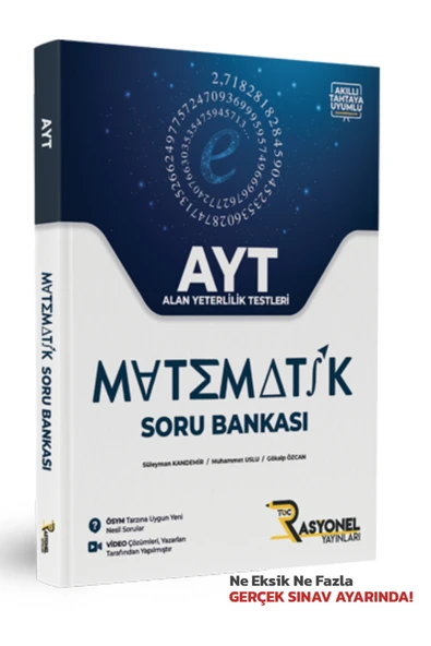 AYT Matematik Soru Bankası (MEB Müfredatına Uygun / ÖSYM Ayarında / Kazanım Odaklı) ürün görseli 1