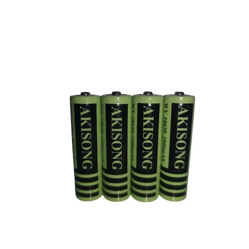 18650 Şarjlı Radyo Hoparlör Fener Pili Li-ion 3.7v 2900mah 4 Lü ürün görseli 1