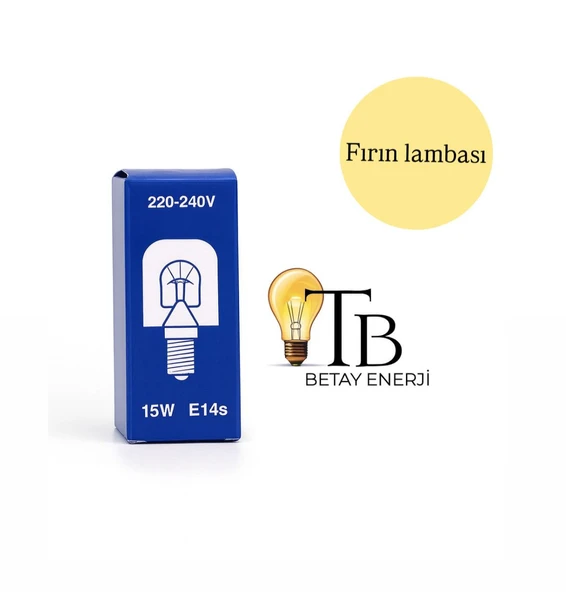 15W E14s Fırın Ampulü  Yüksek Isı Dayanıklı 220-240V Buzdolabı & Fırın İç Aydınlatma Lambası ürün görseli 1