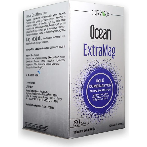 Orzax Extramag 60 Tablet ürün görseli 1