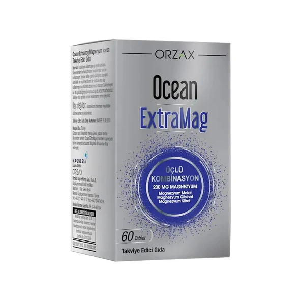 Orzax Ocean Extramag 60 Tablet ( 1 Adet ) ürün görseli 1