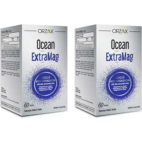 Orzax Ocean Extramag 60 Tablet 2 Kutu ürün görseli 1