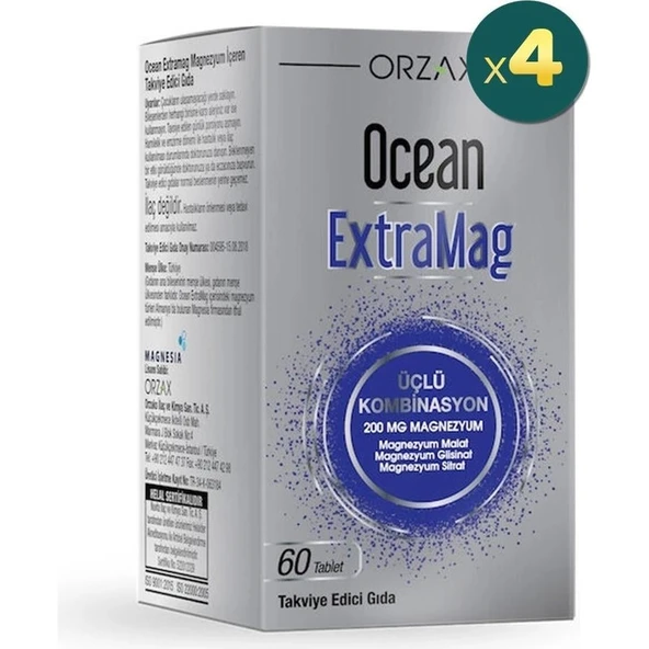 Orzax Ocean Extramag 60 Tablet 4 Adet ürün görseli 1