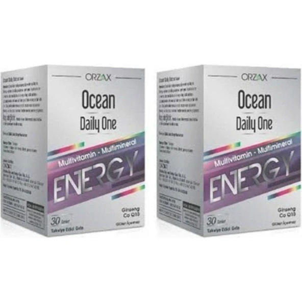Orzax Orzax Ocean Daily One Energy 30 Tablet Kofre Paket ürün görseli 1