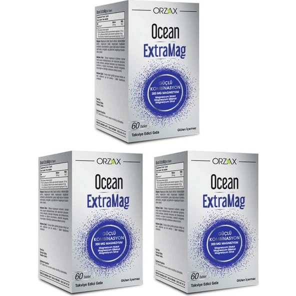 Orzax Ocean Extramag 60 Tablet 3 Kutu ürün görseli 1