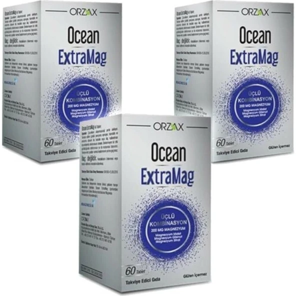 Ocean Extramag 60 Tablet 3 Adet ürün görseli 1