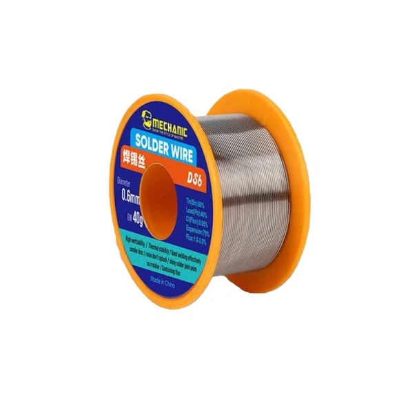 Mechanic DS6 Lehim Teli 0.6mm 40gr ürün görseli 1