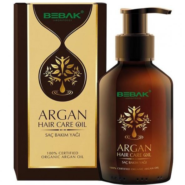 Bebak Argan Saç Bakım Yağı 100 ml ürün görseli 1