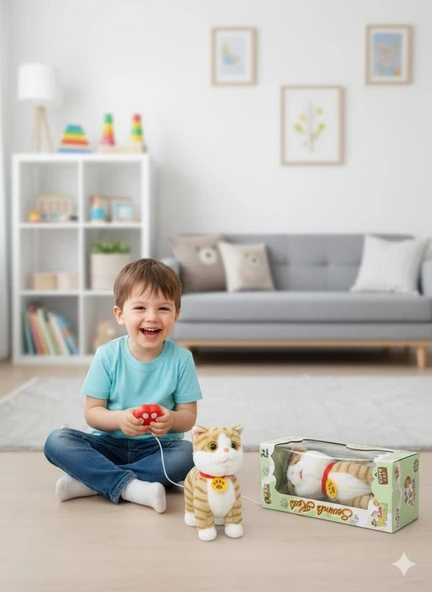 Can Oyuncak 6 Fonksiyonlu Sevimli Kedi 2160 ürün görseli 1