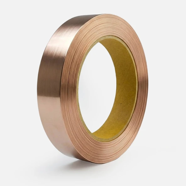 Bronz Renkli 5 Metre Metalik Dekorasyon Bandı Ev ve Mobilya Dekorasyonu İçin Bronz Renkli 2cm Bant ürün görseli 1