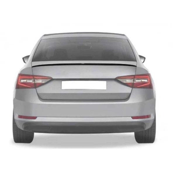 SKODA SÜPER B 2015-2019 PİANO BLACK BAGAJ SPOİLER ürün görseli 1