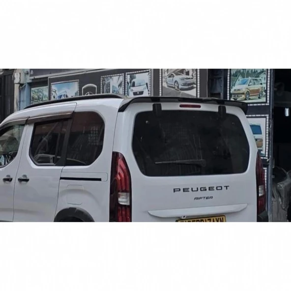 PEUGEOT PARTNER İLE UYUMLU 2009- ABS YARASA ASTARLI SPOİLER ürün görseli 1