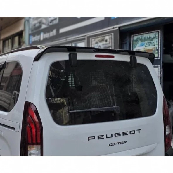 PEUGEOT PARTNER İLE UYUMLU 2009- ABS YARASA PİANO BLAK SPOİLER (SİYAH) ürün görseli 1