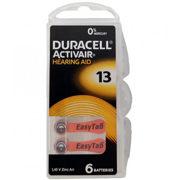Duracell İşitme Cihazı Pili 13 ürün görseli 1