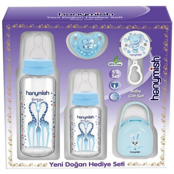 Hanymish 651 Hediye Seti Mavi ürün görseli 1