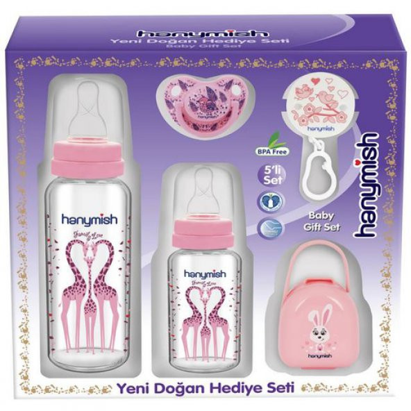 Hanymish 650 Hediye Seti Pembe ürün görseli 1