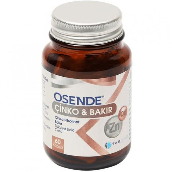 Osende Çinko Bakır 60 Kapsül ürün görseli 1