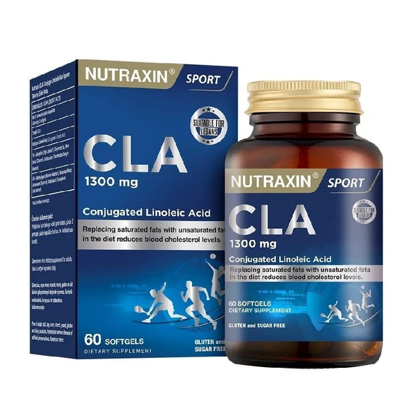 Nutraxin Quick Slim Tonalin CLA 1300mg 60Kapsül ürün görseli 1
