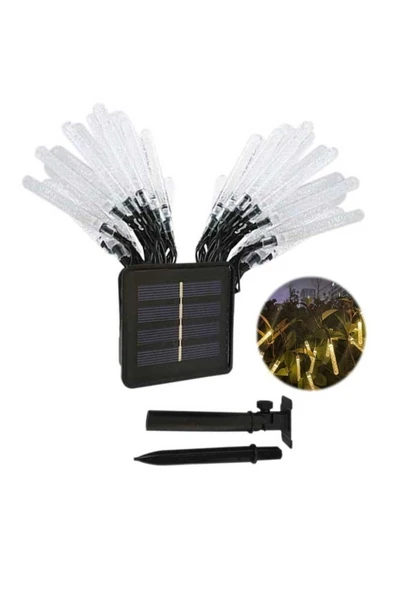 Forlife Fl-3261 20w 3200k Günışığı Solar 5 Metre 7 Mod Işık Zinciri ürün görseli 1