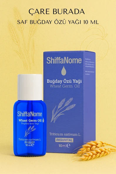 Saf Buğday Özü Yağı 10 Ml (Haricen & Dahilen Kullanıma Uygun) ürün görseli 1