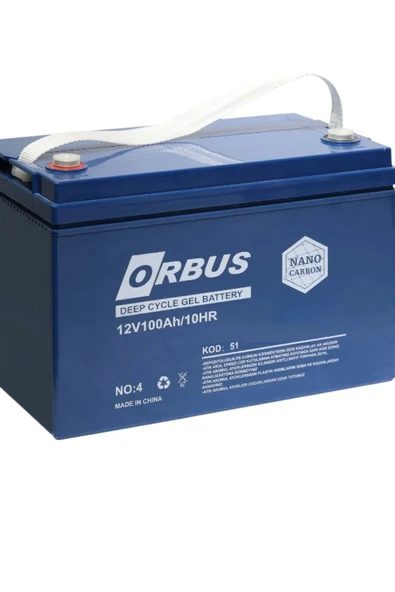 ORBUS Orbüs 100 AH Jel Akü ürün görseli 1