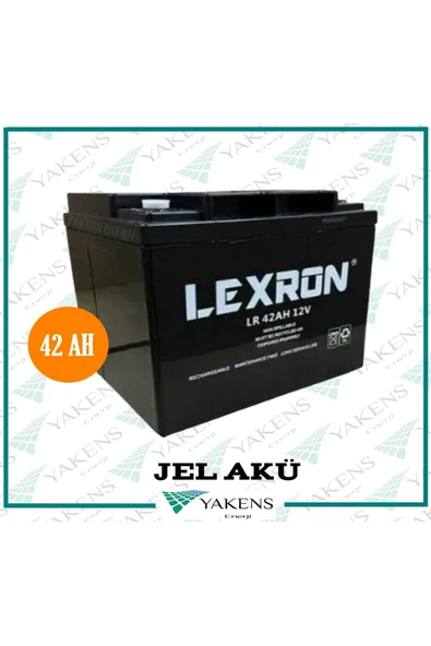 Lexron 42 Ah Jel Akü Lexron - Resim 2