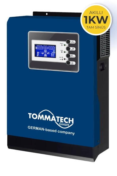 Tommatech New 1Kw (1000w) 12V Akıllı İnverter ürün görseli 1