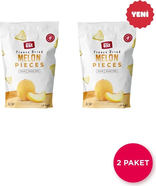 Ever EatKavun Kuru Meyve Cipsi 15 G x 2 Adet Dondurularak Kurutulmuş Meyve ürün görseli 1