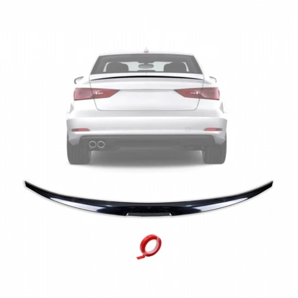 RENAULT SYMBOL 2013-2020 PİANO BLACK BAGAJ SPOİLER ürün görseli 1