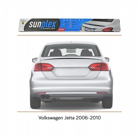 VOLKSWAGEN JETTA 2006-2010 PİANO BLACK BAGAJ SPOİLER ürün görseli 1