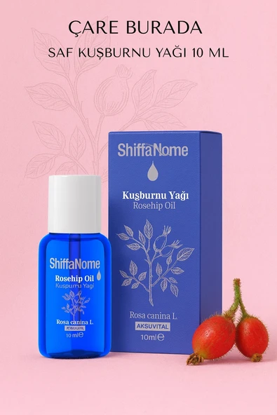 Saf Kuşburnu Çekirdeği Yağı 10 Ml (Haricen & Dahilen Kullanıma Uygun) ürün görseli 1