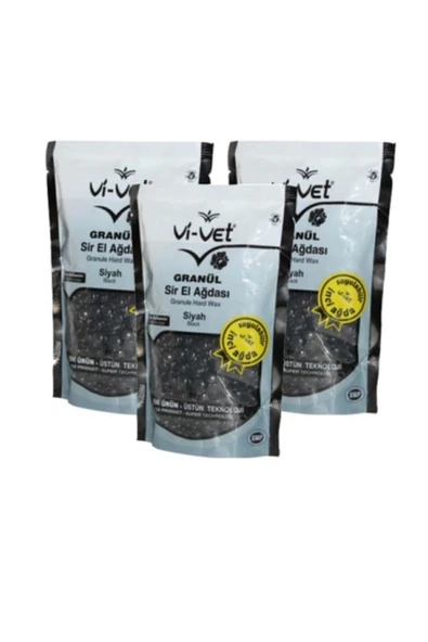 Vİ-VET Vİ-VET Vivet granül ağda siyah 250 gr x3 Adet ürün görseli 1