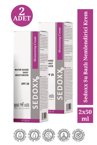 SEDOXX Nemlendirici Krem 50 ml 2 Adet ürün görseli 1